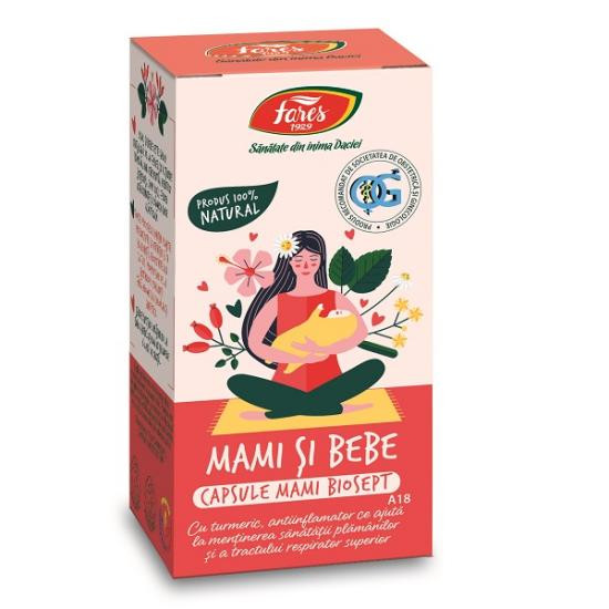 Biosept mami si bebe, a18, 30 capsule, fares