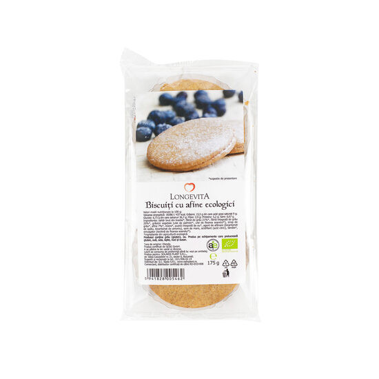 Biscuiti eco crema de afine x175g logevita