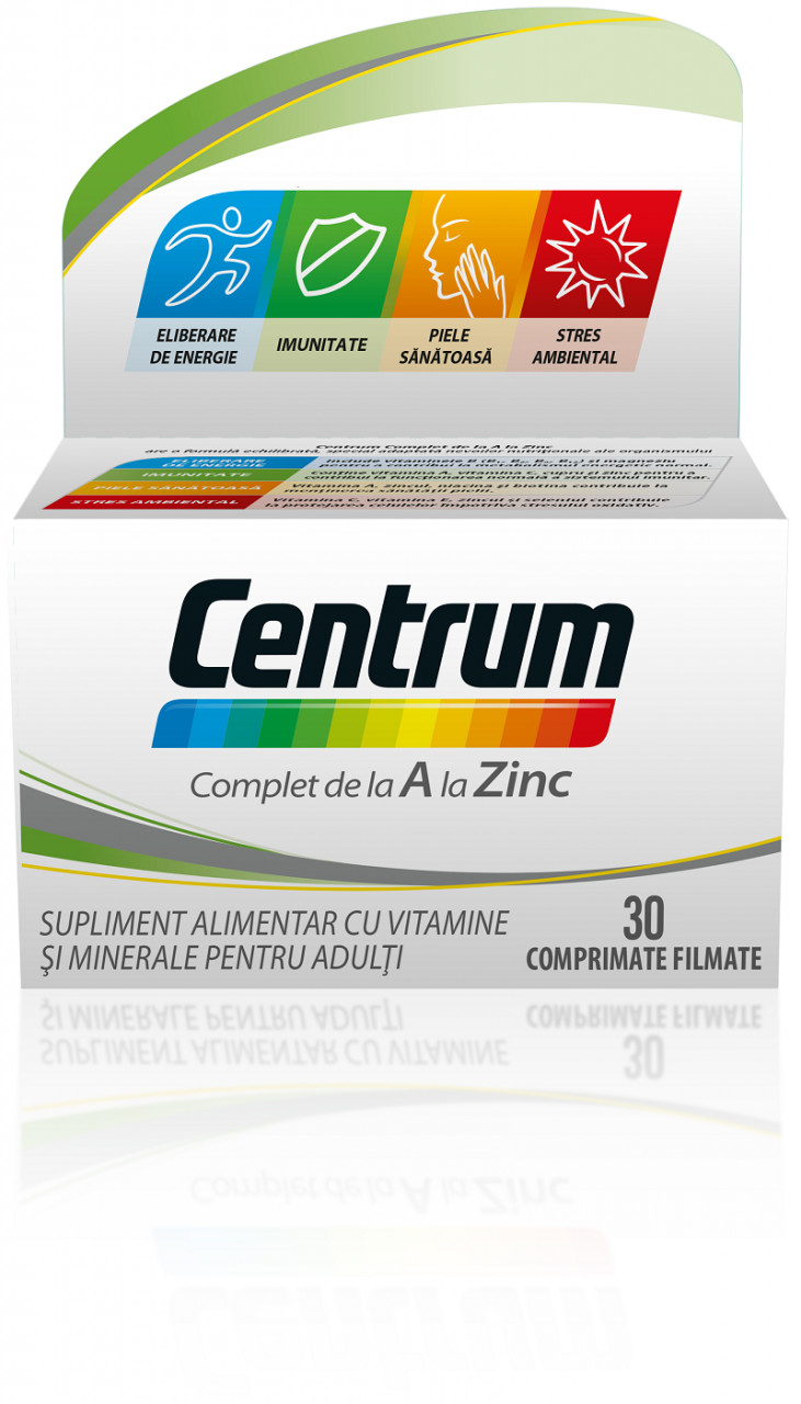 Centrum de la a la zinc, 30 comprimate