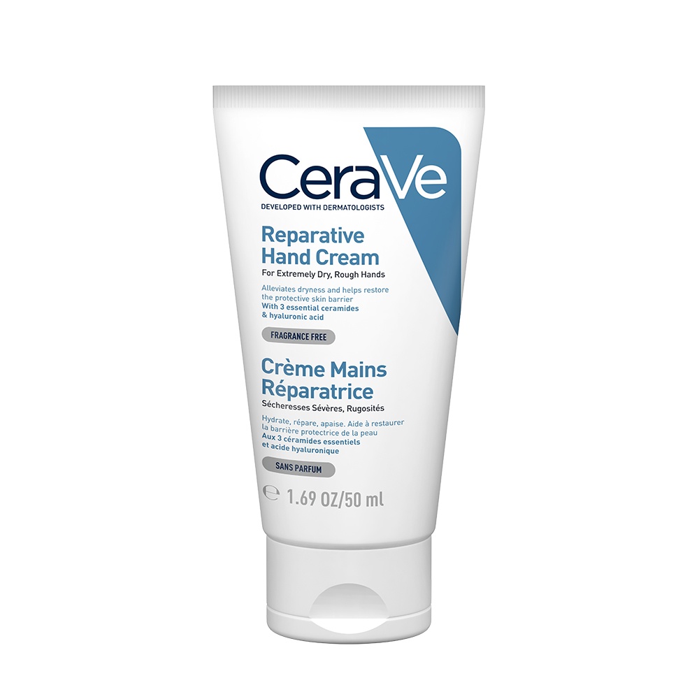 CeraVe crema reparatoare pentru maini cu ceramide si acid hialuronic, 50 ml
