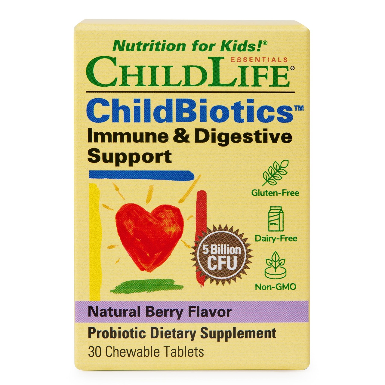 Childbiotics immune digestive support 30 tab masticabile, secom