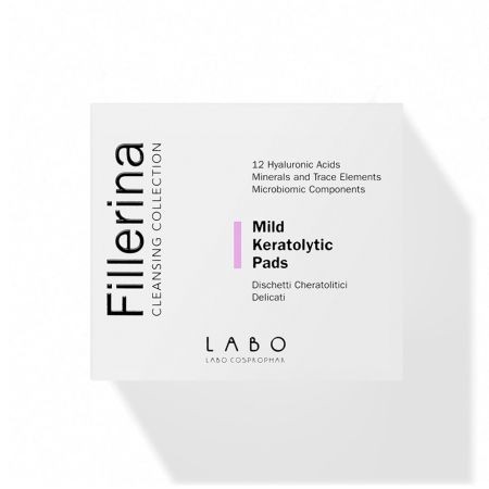 Dischete keratolitice blande fillerina cleansing collection, 60 bucati, labo