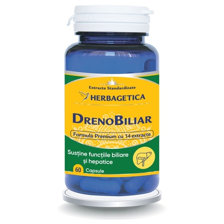 Drenobiliar, 60 capsule, Herbagetica