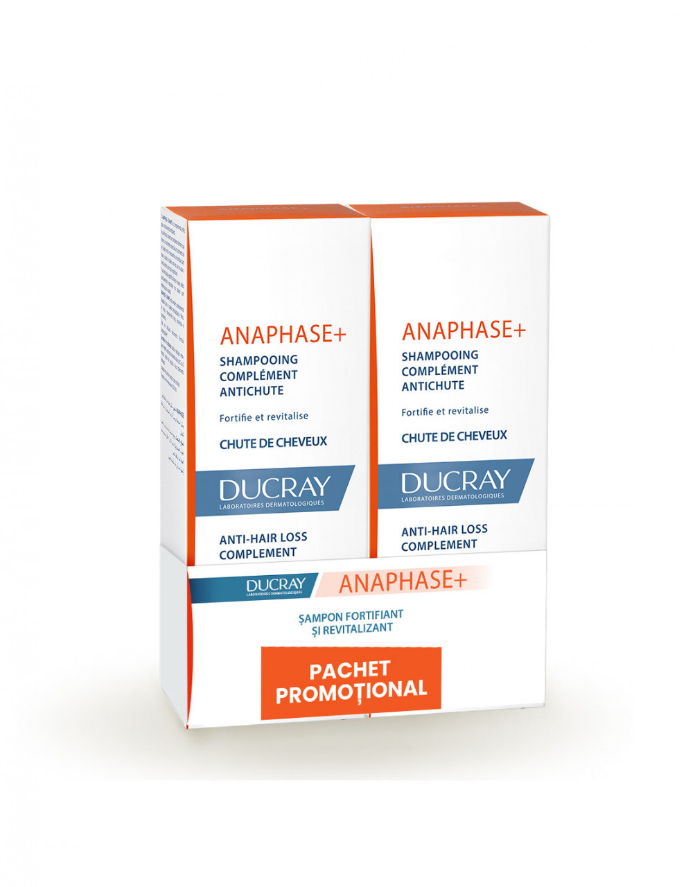 Ducray sampon anaphase revitalizant si fortifiant 200ml+ 200ml promo