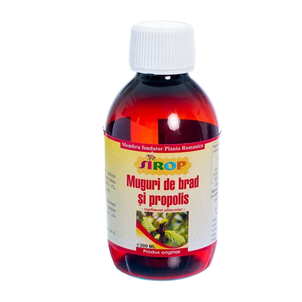 Elidor Sirop de Muguri de Brad și Propolis, 200 ml