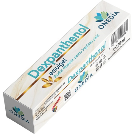 Emulgel regenerant și anti-microbian Dexpanthenol, 100 ml, Onedia