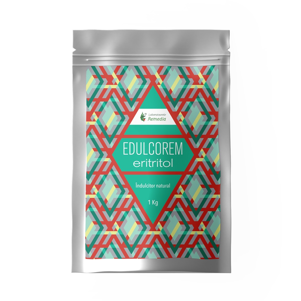 Eritritol Edulcorem, 1000 g, Laboratoarele Remedia