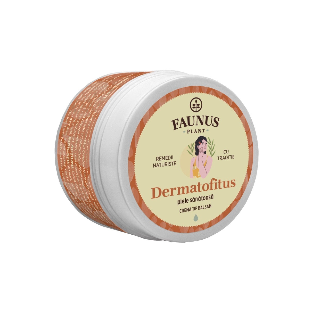 Faunus Crema-balsam Dermatofitus cu rostopasca si galbenele, 50 ml