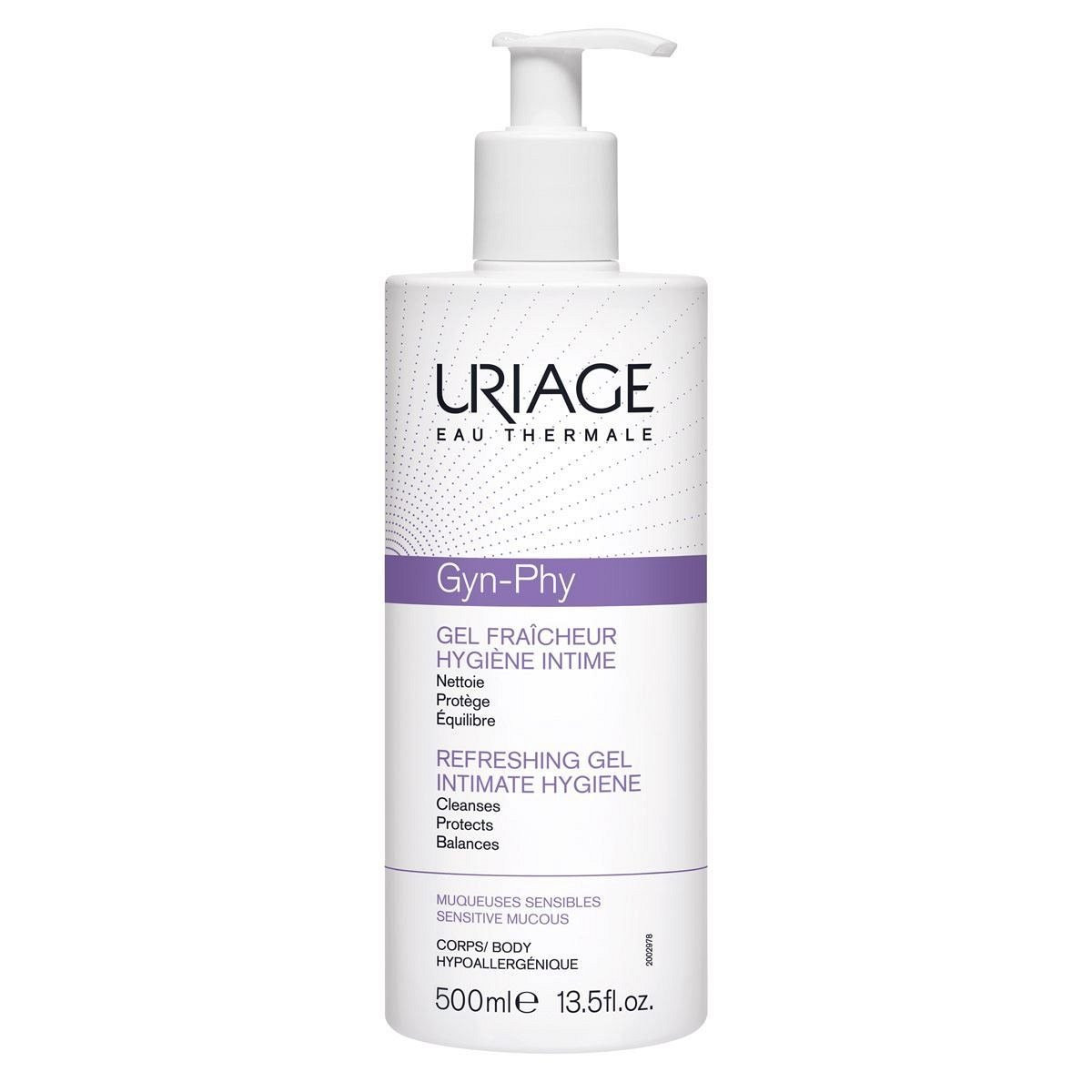 Gel pentru igiena intima gyn-phy, 500 ml, uriage