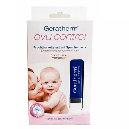 Geratherm Ovu Control test de ovulatie pe baza de saliva, cu minimicroscop