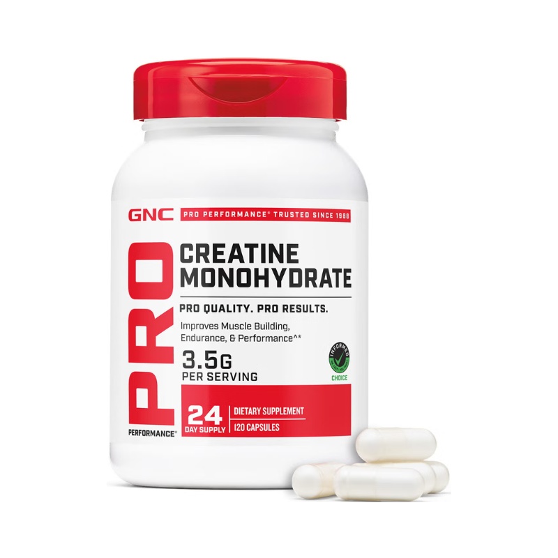GNC Pro Performance Creatine Monohydrate 3500 mg – Creatină monohidrat, 120 capsule