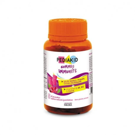 Gommes immunite, 60 jeleuri, pediakid
