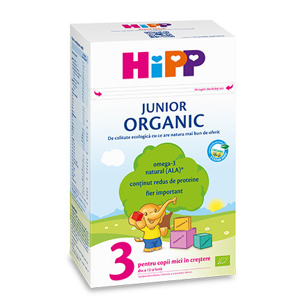 Hipp 3 junior organic lapte crestere 500g