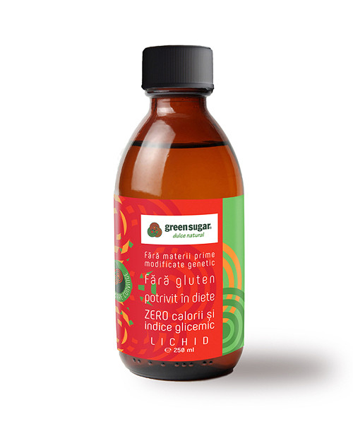 Îndulcitor lichid Green Sugar, 250 ml, Laboratoarele Remedia