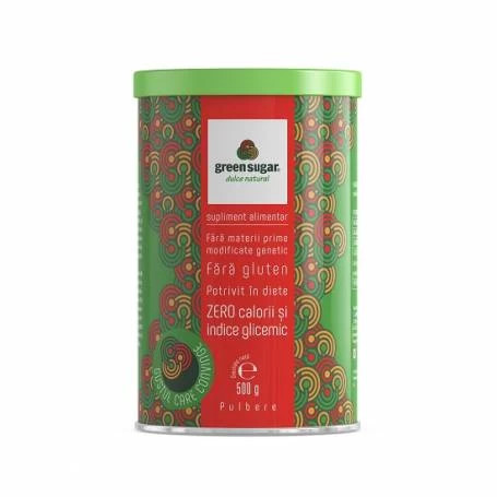 Îndulcitor pulbere Green Sugar, 500 g, Laboratoarele Remedia