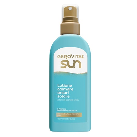 Loțiune de corp pentru arsuri solare Sun, 200 ml, Gerovital