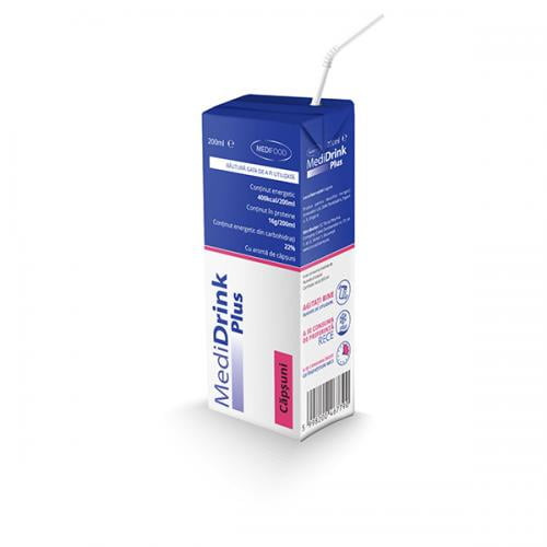 Medidrink plus capsuni x 200ml