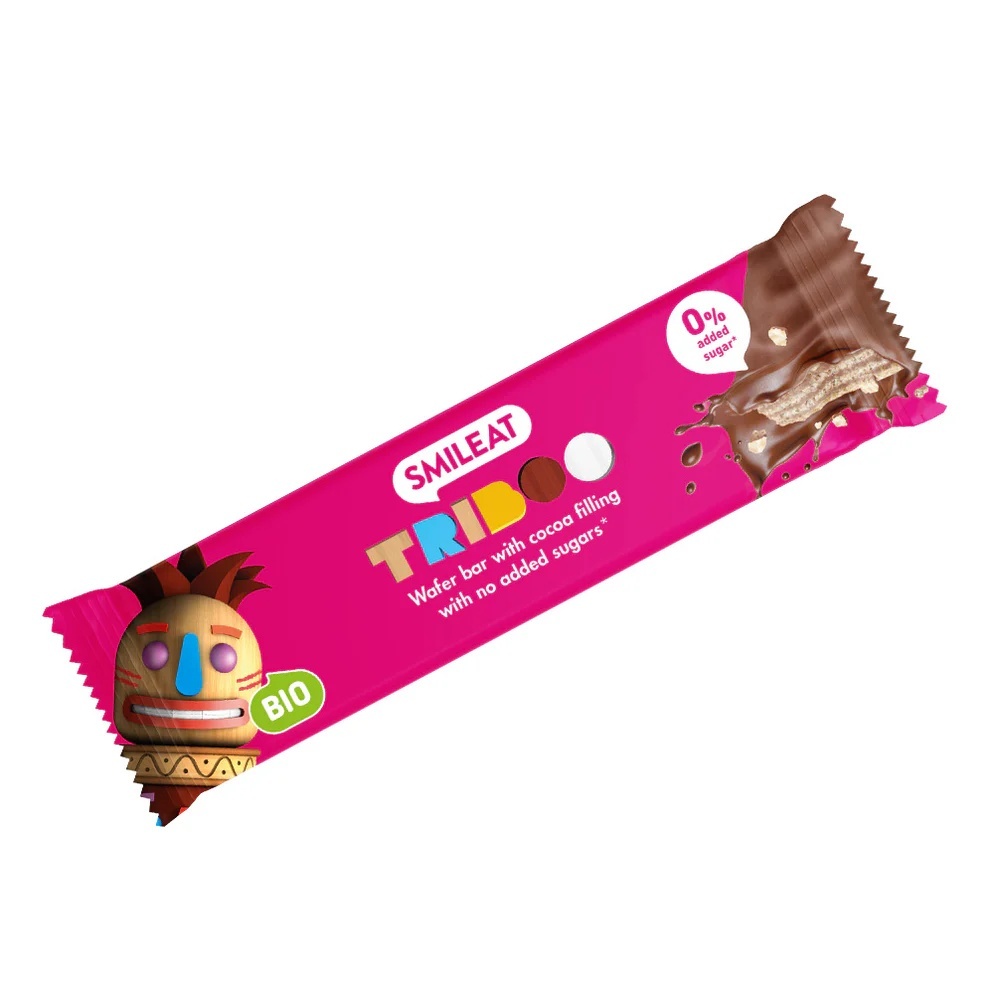 Napolitana Bio invelita in ciocolata Triboo, 40 g – Smileat