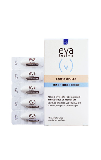 Ovule vaginale cu acid lactic eva intima, 10 bucati