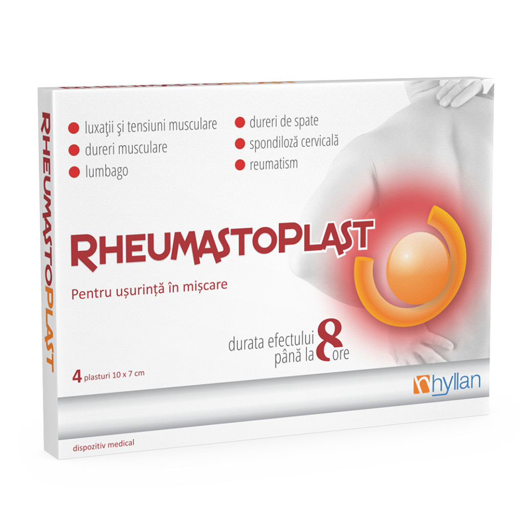 Rheumastoplast, 2 plicuri x 2 plasturi 10 x 7cm, hyllan