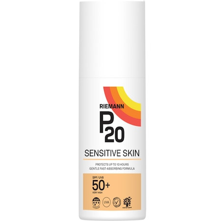 Riemann P20 Sensitive crema de protectie solara SPF 50+ pentru fata si corp, 100 ml