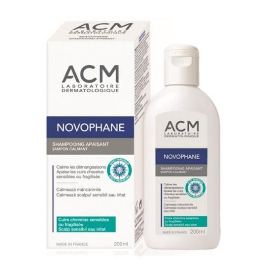 Sampon calmant pentru scalp sensibil novophane, 200 ml, acm
