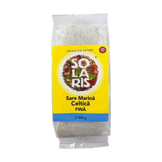 Sare marina fina celtica, 500g, solaris