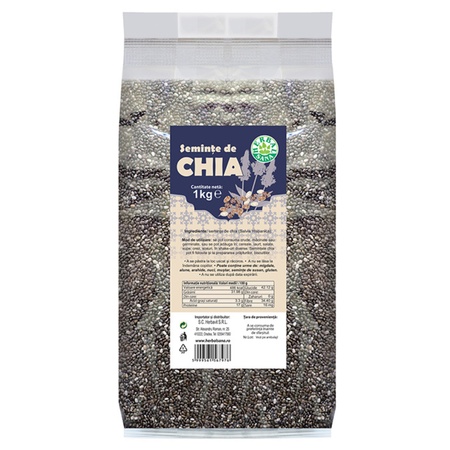 Semințe de Chia, 1 kg, Herbal Sana