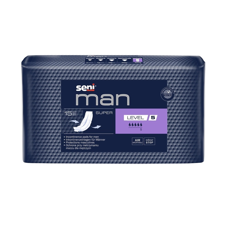 Seni Man Absorbante Urologice Super 5, 15buc