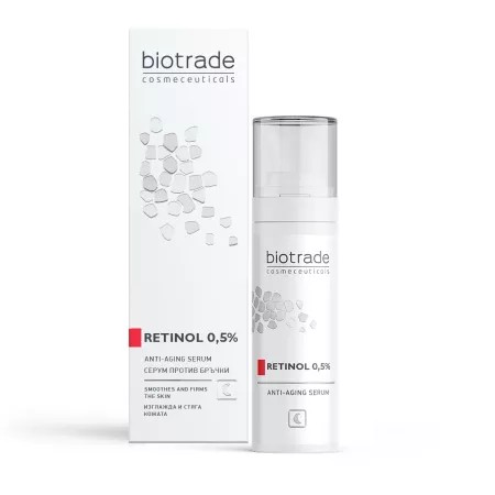 Ser anti age cu retinol 0.5%, 30 ml, biotrade