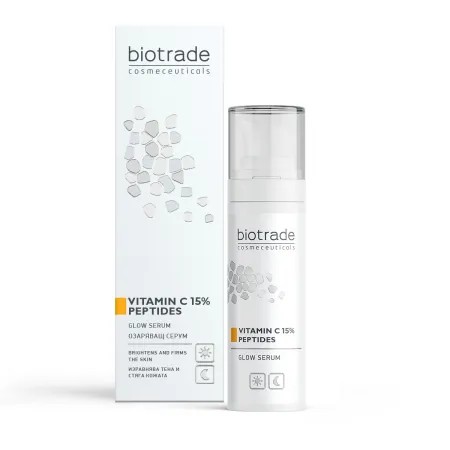 Ser iluminator cu vitamina c 15% si peptide, 30 ml, biotrade