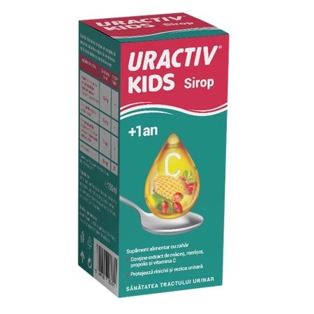 Sirop uractiv kids 1+, 150 ml, terapia