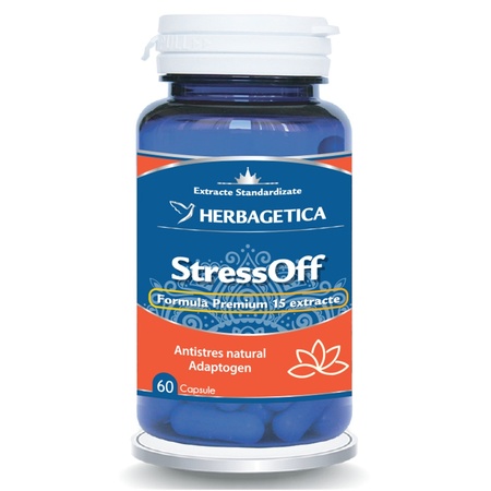 StressOff, 60 capsule, Herbagetica