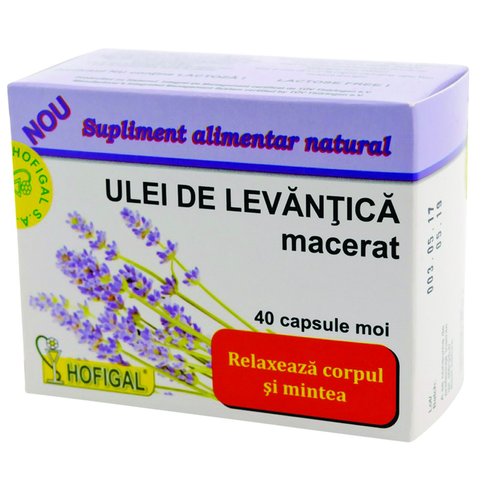 Ulei levantica 500mg x 40cps (hofigal)