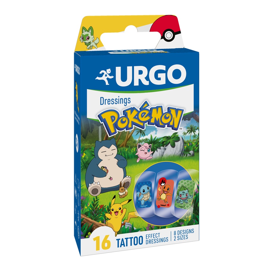 Urgo plasturi pentru copii cu desene Pokemon, 16 buc