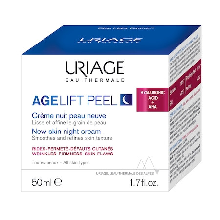 Uriage age lift crema de noapte peeling antiaging, 50ml