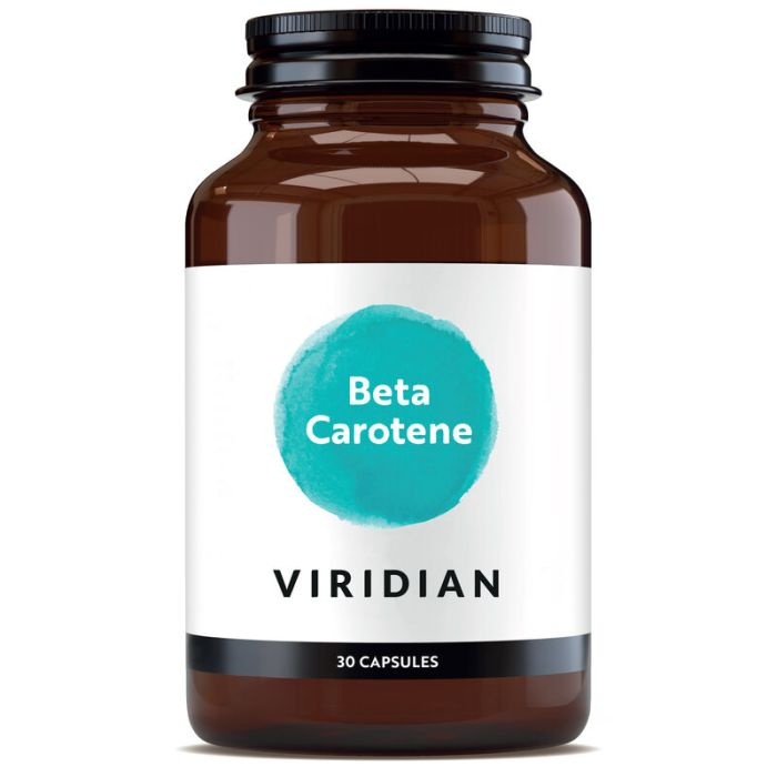 Viridian Beta Caroten natural 15 mg din Dunaliella salina, 30 capsule