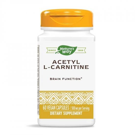 Acetyl l-carnitine 500 mg , 60 capsule, secom