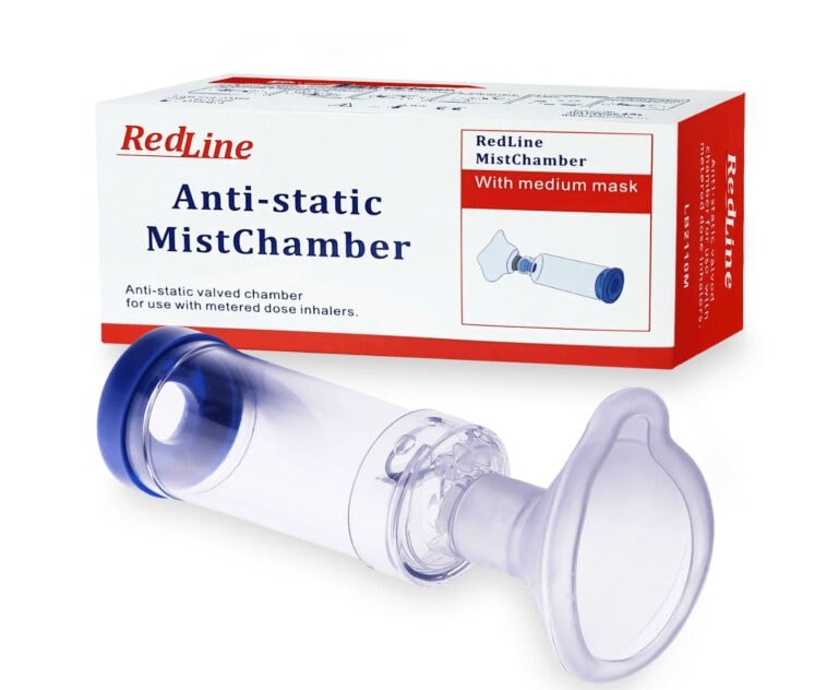 Camera de inhalare cu masca 1-5 ani ,180 ml, redline