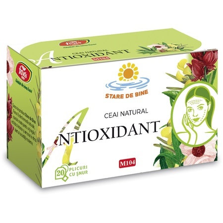 Ceai Antioxidant, M104, 20 plicuri, Fares
