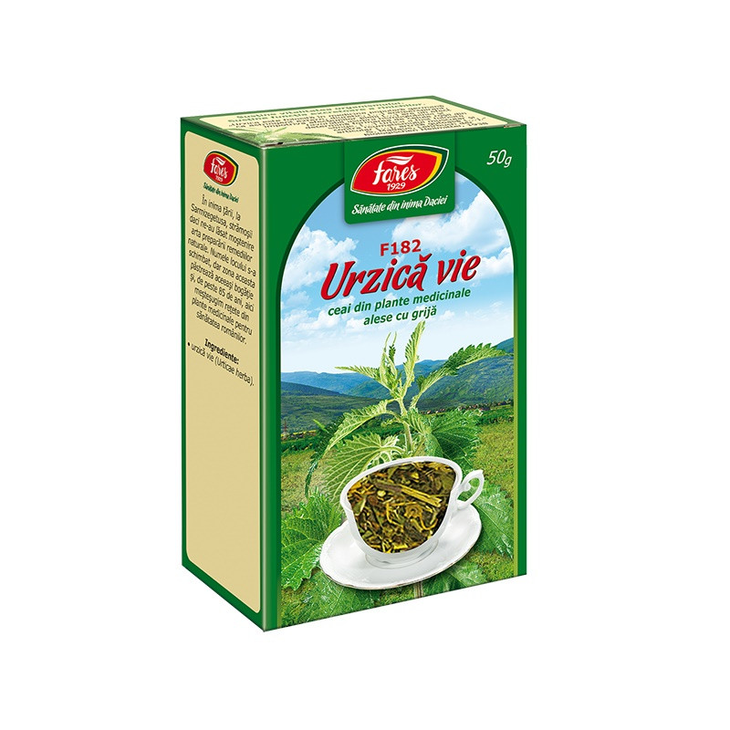 Ceai Urzică Vie Fares 50g - Detox și Sănătate Articulații