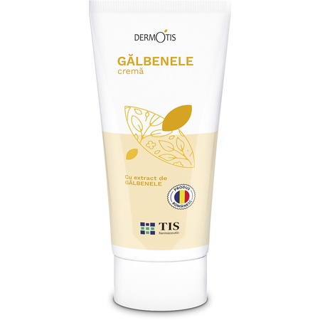 Cremă cu galbenele Dermotis, 50 ml, Tis Farmaceutic