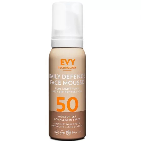Evy Technology Daily Defence Face Mousse spuma de fata SPF 50, 75 ml