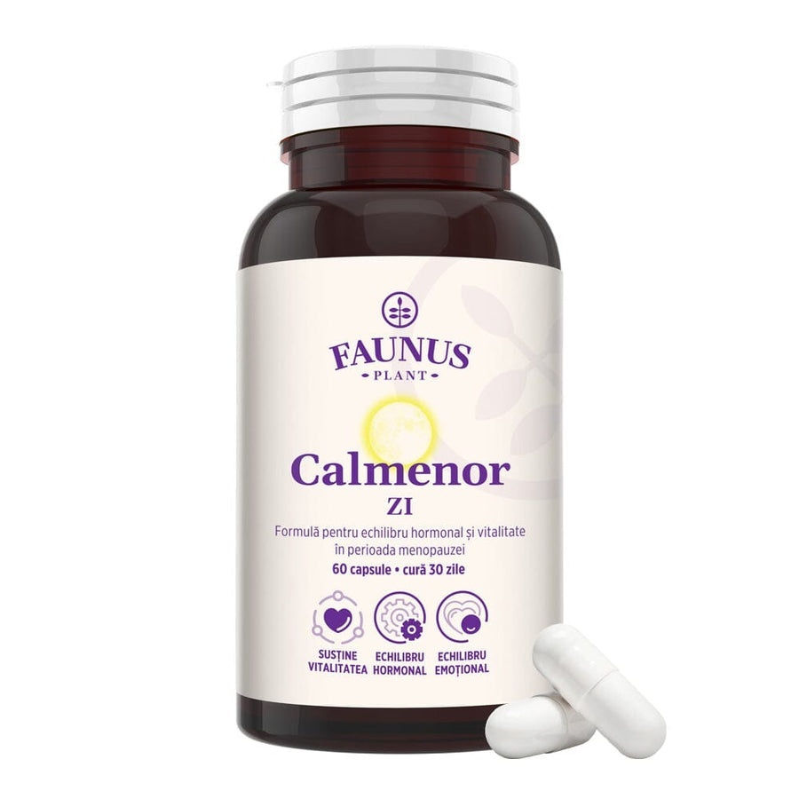 Faunus Calmenor Zi cu maca, ashwagandha, cimicifuga si vitex, pentru menopauza, 60 capsule