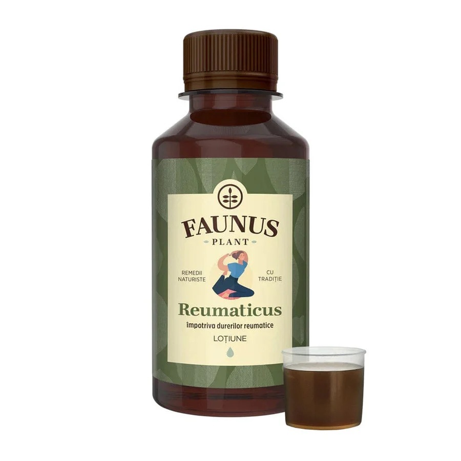 Faunus Lotiune Reumaticus cu untul-pamantului si tataneasa, 200 ml