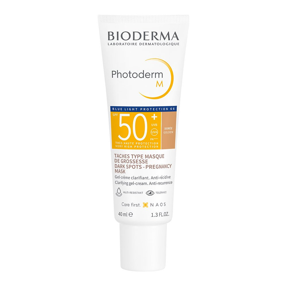 Gel-crema cu spf50+ auriu photoderm m, 40 ml, bioderma
