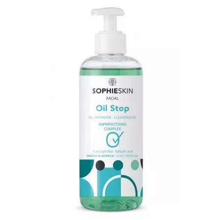 Gel Curățare Oil Stop - Soluție pentru Ten Acneic, 250ml