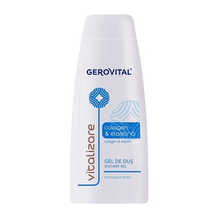 Gel de dus cu Colagen și Elastină, 400 ml, Gerovital