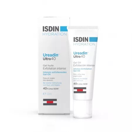 Gel-ulei pentru exfoliere intensa ureadin ultra 40, 30 ml, isdin