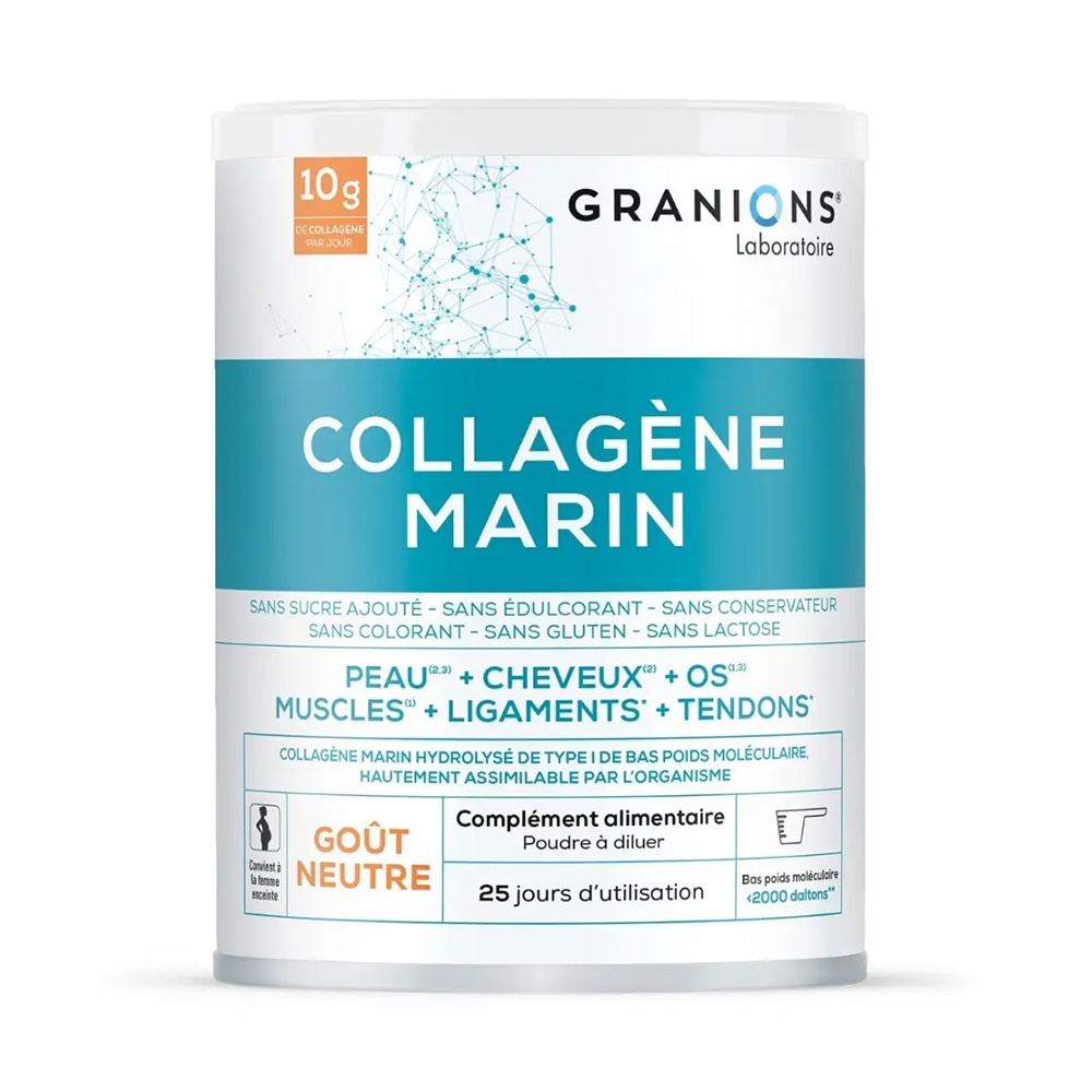 Granions LGN Colagen marin pulbere, gust neutru, 258 g